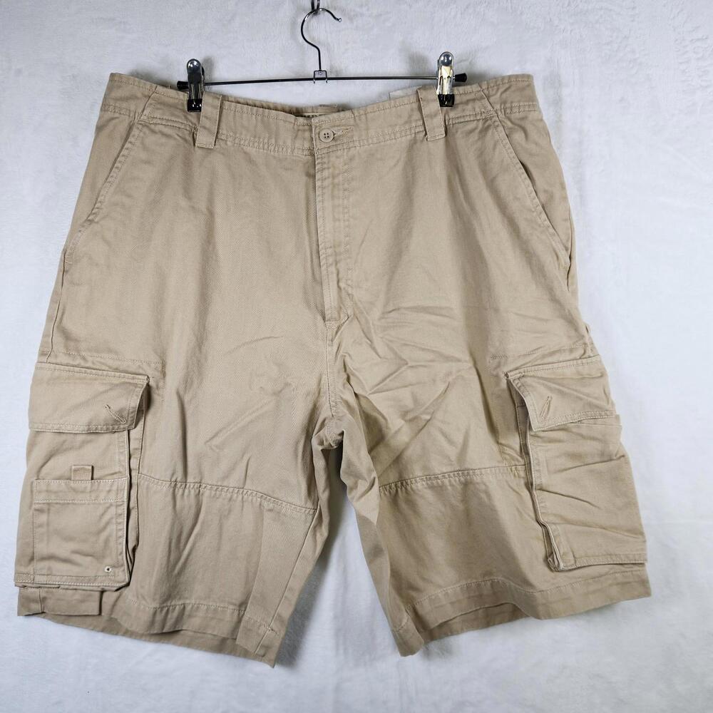 Timberland Scout Cargo‎ Shorts Tan Cotton Size 38 Outdoor Hiking
